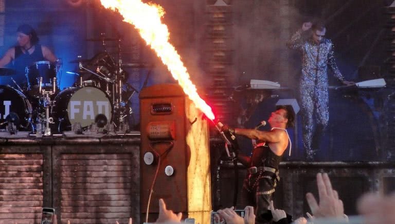 German heavy metal band Rammstein