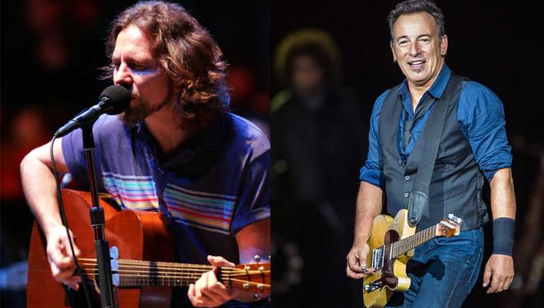 Eddie Vedder Bruce Springsteen