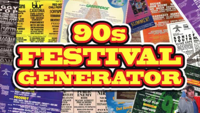 Photo of the '90s Festival Generator