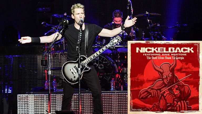 Nickelback in concert The Devil Went Down To Georgia cover