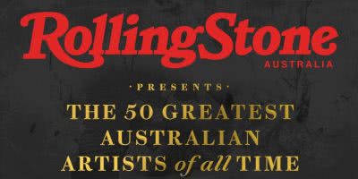 Image of the '50 Greatest Australian Artists of all Time' for Rolling Stone