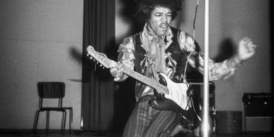 The Jimi Hendrix Experience performed at the Culture House in Helsinki.