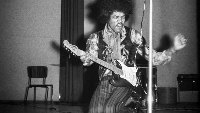 The Jimi Hendrix Experience performed at the Culture House in Helsinki.