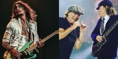 Justin Hawkins and AC/DC