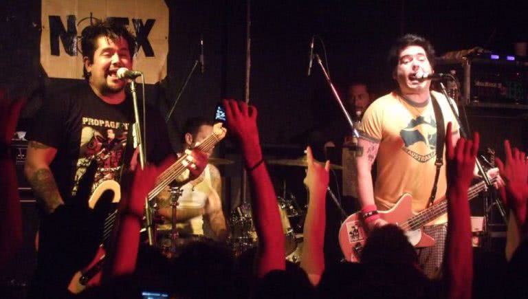 NOFX performing