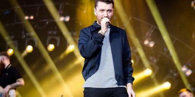 Sam Smith performing