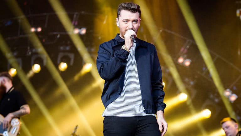 Sam Smith performing