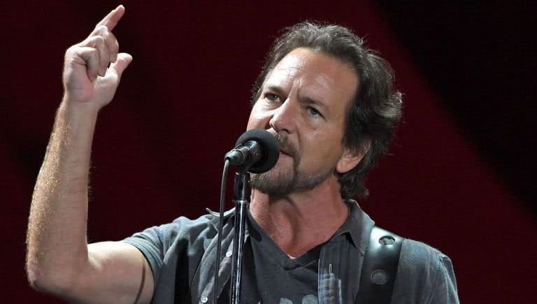 Pearl Jam lead singer Eddie Vedder