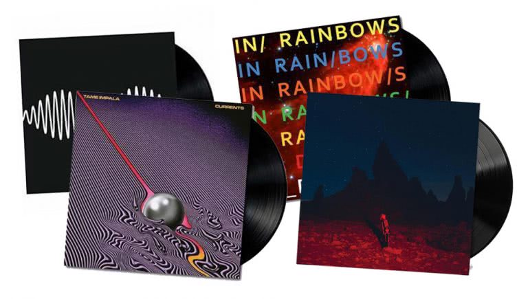Arctic Monkeys, Tame Impala, Radiohead and Phoebe Bridgers records