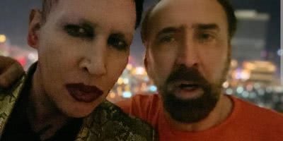 Nicolas Cage sat Marilyn Manson down to tell a very Nic Cage tale about his gambling