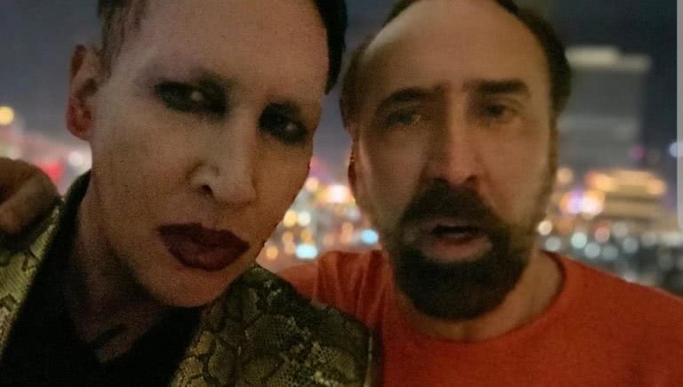 Nicolas Cage sat Marilyn Manson down to tell a very Nic Cage tale about his gambling