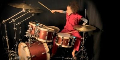 Watch Nandi Bushell and Queen drummer Roger Taylor jam together