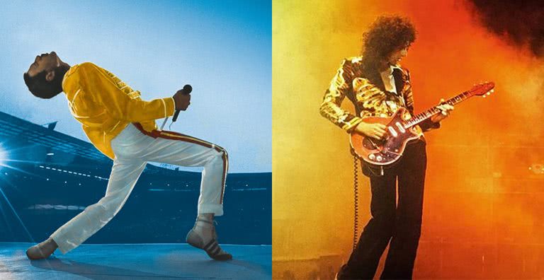 Freddie Mercury and Brian May