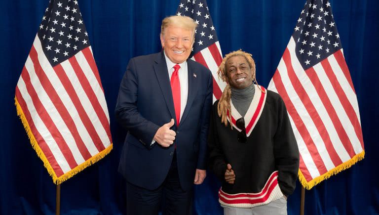 Donald Trump and Lil Wayne