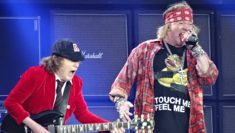 Slash was "blown away" by Axl Rose in AC/DC