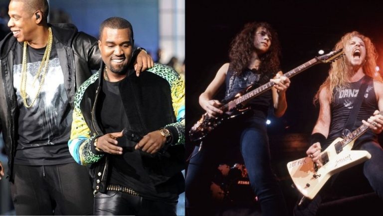 Kanye West, Jay-z and Metallica have be mashed up together in an epic song