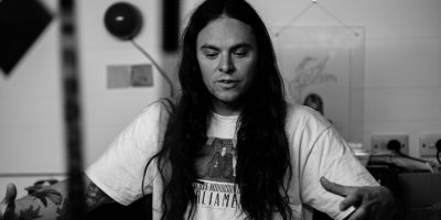 luke henery of violent soho, photographed at mansfield, queensland