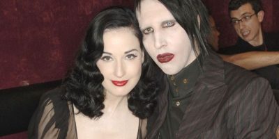 dita von teese and marilyn manson