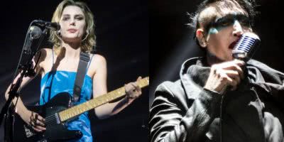 Ellie Rowsell claims Marilyn Manson filmed up her skirt