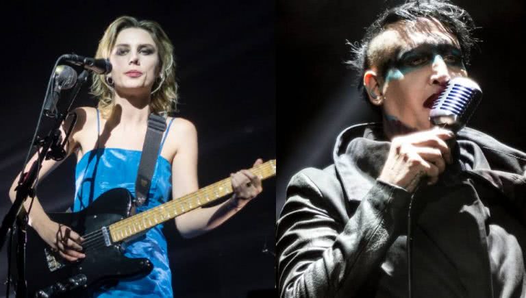 Ellie Rowsell claims Marilyn Manson filmed up her skirt