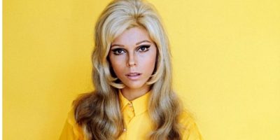 nancy sinatra in a yellow dress