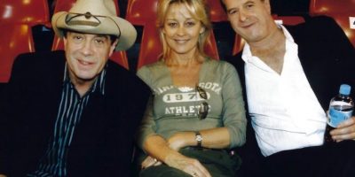 Molly Meldrum and Michael Gudinski