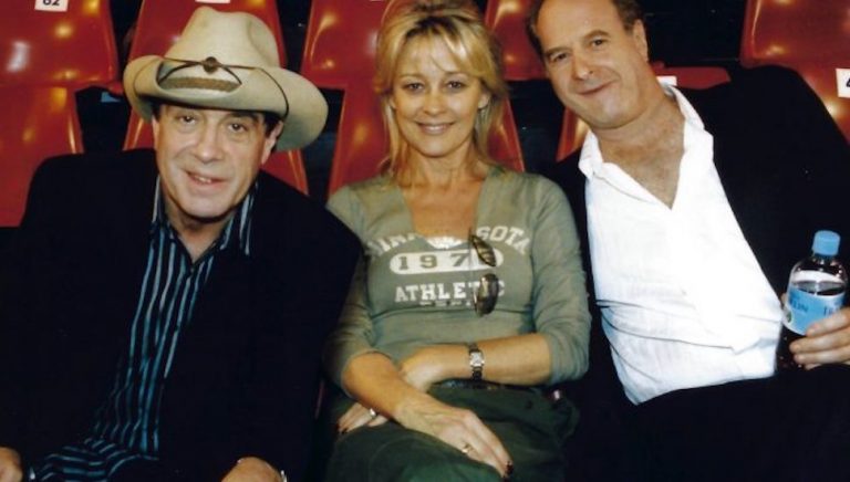 Molly Meldrum and Michael Gudinski