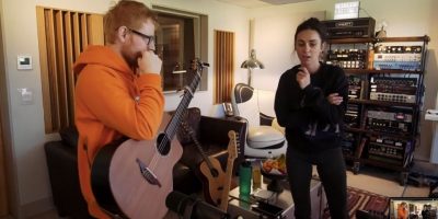 Amy Shark released footage of her working alongside Ed Sheeran for new song