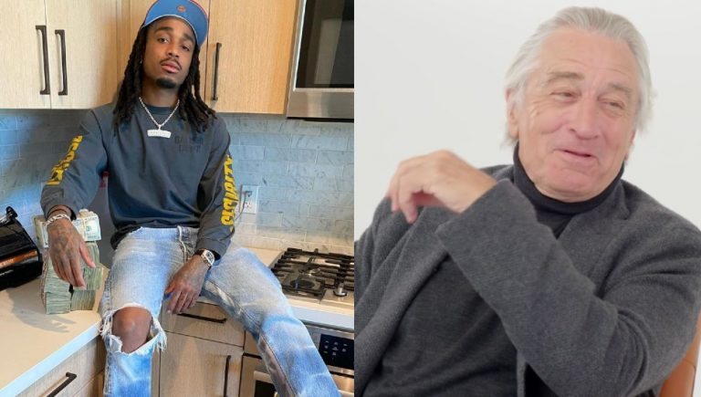 quavo on working with robert de niro