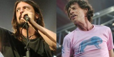 Mick Jagger Dave Grohl