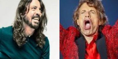 mick jagger on dave grohl