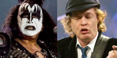 Gene Simmons Angus Young