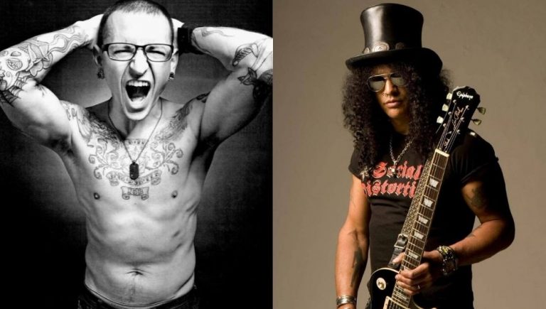 A collab between Chester Bennington and Slash has leaked