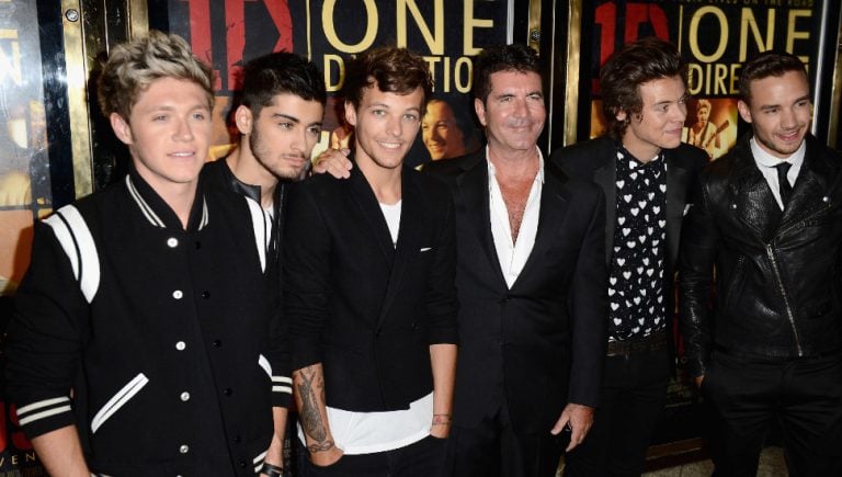 One Direction and Simon Cowell