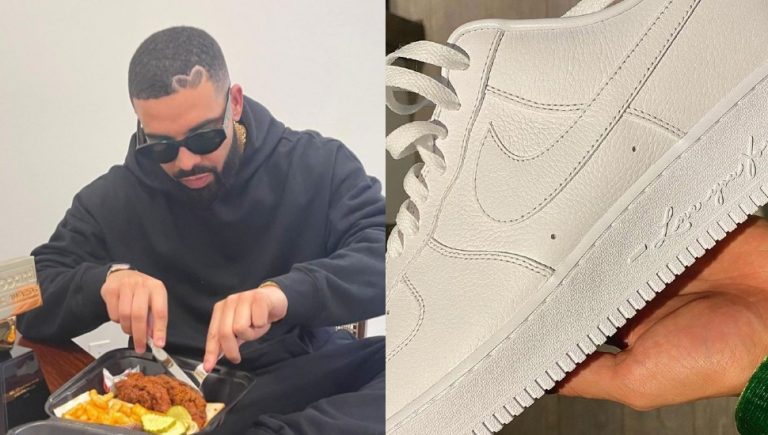 drake nike air force 1