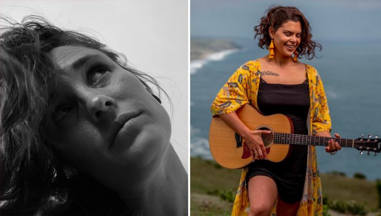 Two panel image of Sally Balfour and Jessica Wishart, two of community radio’s Australian music picks