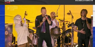 Watch Coldplay perform with Billie Eilish and Finneas at Global Citizen