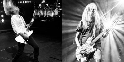 Jerry Cantrell of Alice in Chains has spoken about setting his guitars on fire