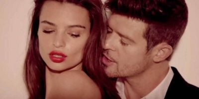 Emily Ratajkowski has accused singer Robin Thicke of groping her on set of a music video