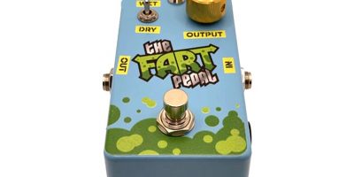 Of course you want to hear a fart sound guitar pedal