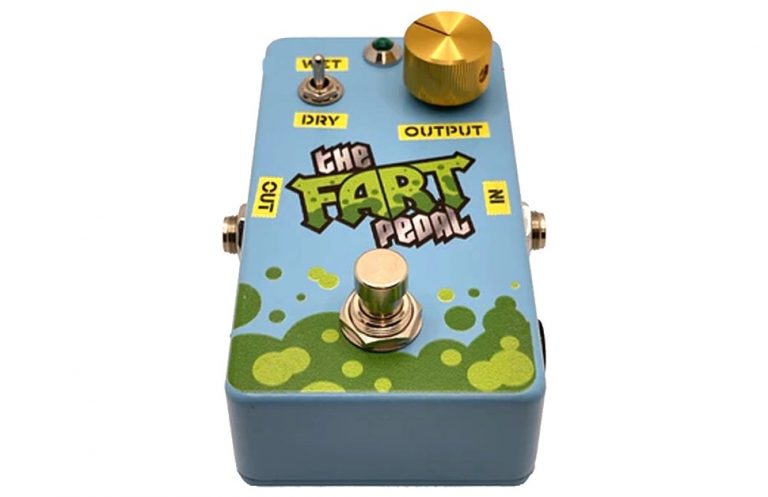 Of course you want to hear a fart sound guitar pedal