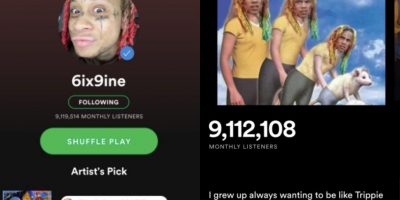 6ix9ine has his Spotify hacked