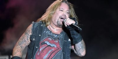 Vince neil fell off stage and broke his ribs during a concert