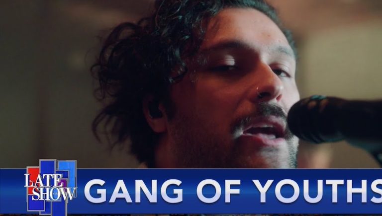 Watch Gang of Youths play 'The Angel Of 8th Ave.' on Colbert