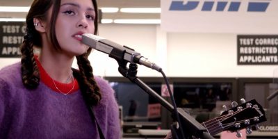 Watch Olivia Rodrigo perform a set at the DMV for Tiny Desk Concert