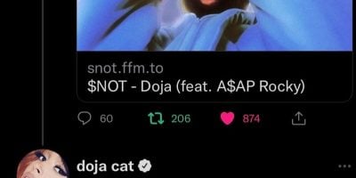 Doja Cat calls out $not cropped