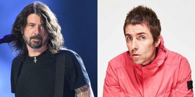 Liam Gallagher and Dave Grohl