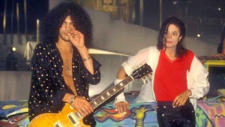 Slash and MJ worked together on a collab