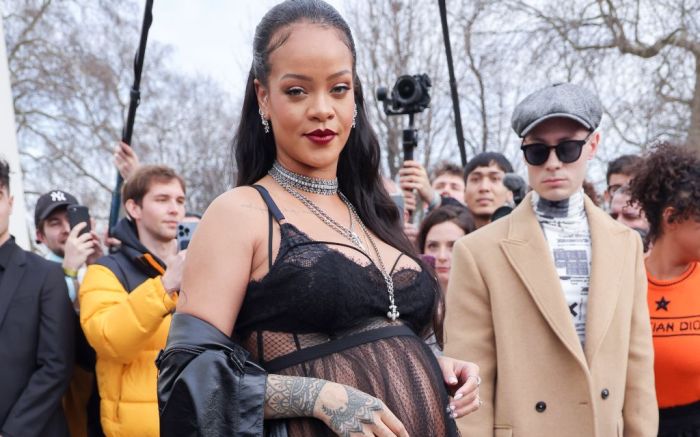 Rihanna paris fashion week dior