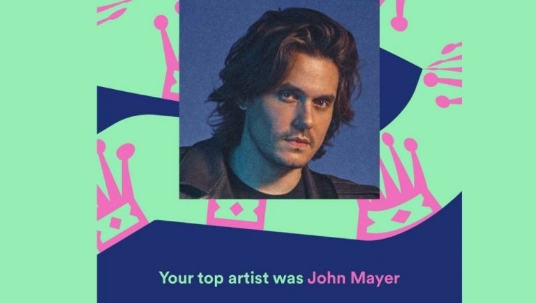 John Mayer was his own most listened to artist on Spotify Wrapped